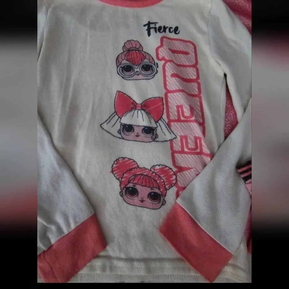 2 pairs of L.O.L Pajama sets! Girls size 6! - Picture 10 of 12